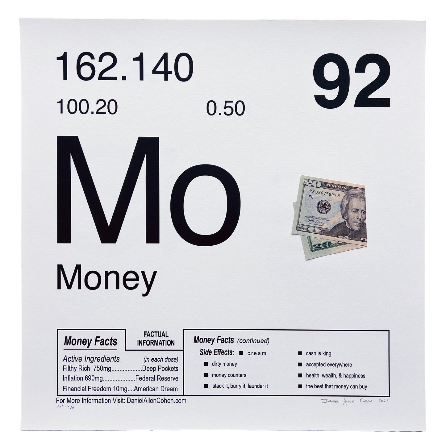 Money - Artist Mulitple / Archival Print